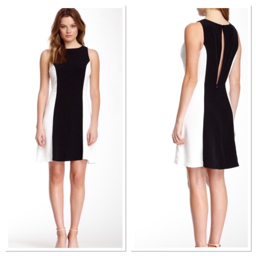 🍁 NWT BB Dakota Color Block Dress Keyhole Back Dress